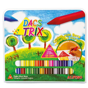 Alpino Da-127 Dacstrix Üçgen Mum Boya 24 Renk - 1