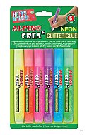 ALPİNO DE-008 CREA GLİTTER SİMLİ YAPIŞTIRICI 6 RENK - ALPİNO