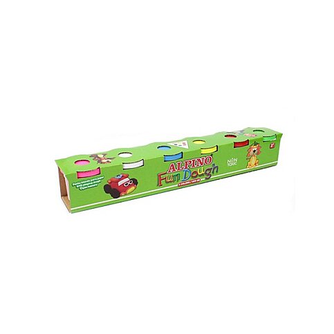 ALPİNO DP-000301 OYUN HAMURU 6 RENKx100gr - 1