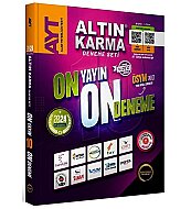 ALTIN KARMA YAYINLARI AYT 2024 DENEME SETİ 10 YAYIN - ALTIN KARMA YAYINLARI