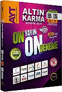 ALTIN KARMA YAYINLARI AYT 2024 DENEME SETİ 10 YAYIN - ALTIN KARMA YAYINLARI