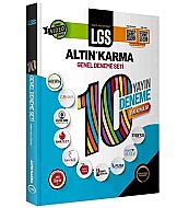 ALTIN KARMA YAYINLARI LGS GENEL DENEME SETİ 10 DENEME - ALTIN KARMA YAYINLARI