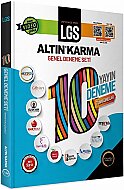ALTIN KARMA YAYINLARI LGS GENEL DENEME SETİ 10 DENEME - ALTIN KARMA YAYINLARI