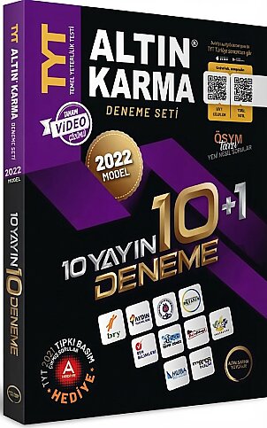 ALTIN KARMA YAYINLARI TYT DENEME SETİ 10 YAYIN - 1