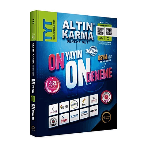 ALTIN KARMA YAYINLARI TYT DENEME SETİ 10+1 YAYIN - 1