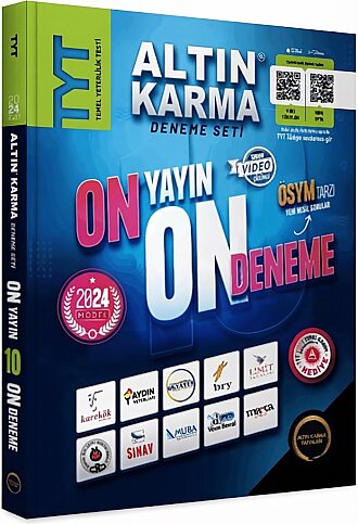 ALTIN KARMA YAYINLARI TYT DENEME SETİ 10+1 YAYIN - 1