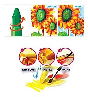 AMOS CRX5PC24 COLORİX 3İN1 PASTEL BOYA 24 RENK - AMOS (1)