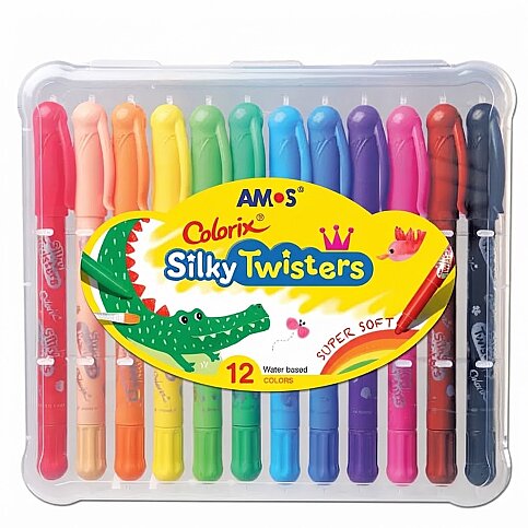 AMOS CST12 COLORİX JEL MUM BOYA 12 RENK - 1