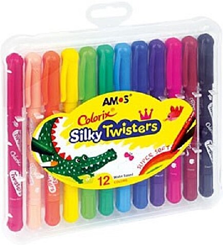 AMOS CST12 COLORİX JEL MUM BOYA 12 RENK - 1