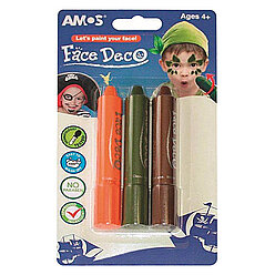 Amos Fd5B3B Yüz Boyası 3 Renk Blister - 1