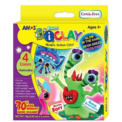 AMOS IC18P4S ZIPLAYAN OYUN HAMURU NEON 4 RENKx18gr - 1