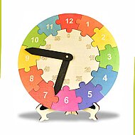 ANKEBUT 30077 PUZZLE SAATLERİ ÖĞRENİYORUM RENKLİ - ANKEBUT
