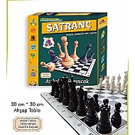 ANKEBUT 33597 AHŞAP TAVLA SATRANÇ - ANKEBUT