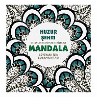 ANONİM YAYINCILIK MANDALA-HUZUR ŞEHRİ BÜYÜKLER İÇİN BOYAMA KİTABI - ANONİM YAYINCILIK