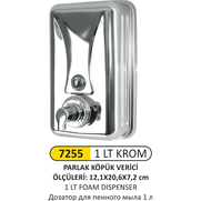 Arı Metal 7255 Köpük Aparatı Mat Krom 1000Ml - ARI METAL