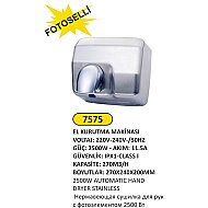 ARI METAL 7575 FOTOSELLİ EL KURUTMA MAKİNESİ METAL - ARI METAL