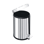 Arı Metal A1003 Pedallı Çelik Kaplama Çöp Kovası 12Lt - ARI METAL