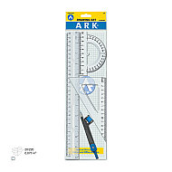 ARK 025-9 CETVELLİ ÇİZİM SETİ 4LÜ 30cm - ARK