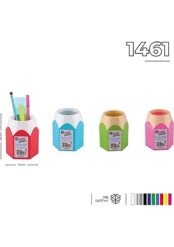 ARK 1461 MASA ÜSTÜ KALEMLİK KOYU PEMBE - 1