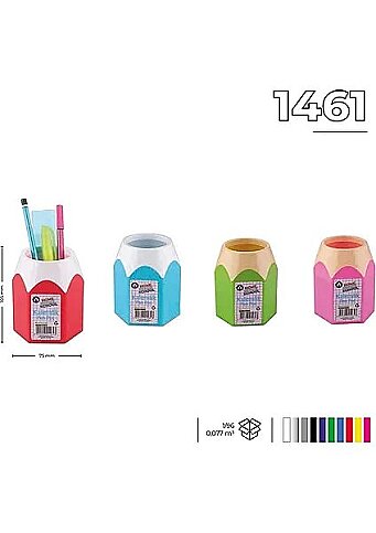 ARK 1461 MASA ÜSTÜ KALEMLİK KOYU YEŞİL - 1