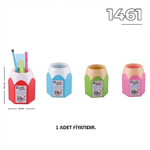 ARK 1461 MASA ÜSTÜ KALEMLİK TURUNCU - 1