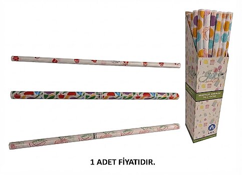 ARK 2220 AMBALAJ KAĞIDI 70x100 KARIŞIK DESENLER - 1
