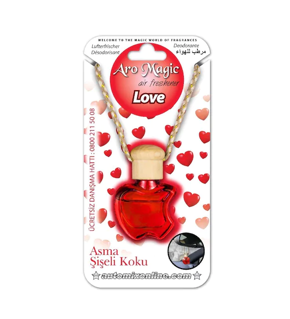 AROMAGİC 39433 ASMA ŞİŞELİ OTO KOKUSU LOVE 10ml