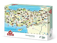 ART PUZZLE 4288 TÜRKİYE KÜLTÜR HARİTASI 260 PARÇA - ART PUZZLE