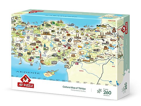 ART PUZZLE 4288 TÜRKİYE KÜLTÜR HARİTASI 260 PARÇA - 1