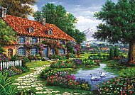 ART PUZZLE 4551 KUĞULU BAHÇE 1500 PARÇA - ART PUZZLE (1)