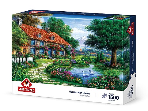 ART PUZZLE 4551 KUĞULU BAHÇE 1500 PARÇA - 1