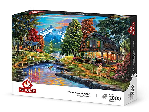 ART PUZZLE 4575 İKİ YAKA BİR ORMAN 2000 PARÇA - 1