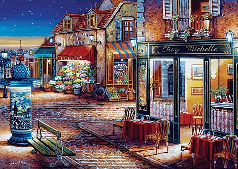 ART PUZZLE 5107 CAFE CHEZ MİCHELLE 500 PARÇA - 2