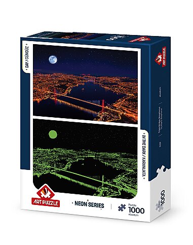 ART PUZZLE 5239 NEON ÜÇ KÖPRÜ 1000 PARÇA - 1