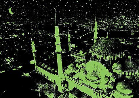 ART PUZZLE 5264 SULTAN AHMED CAMİİ NEON 1000 PARÇA - 3