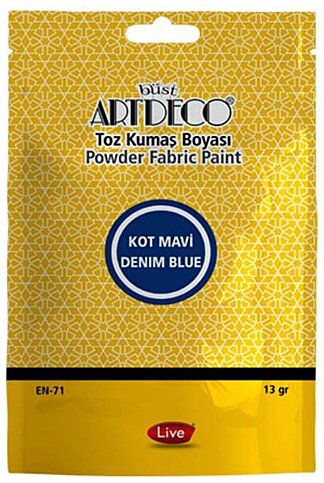 ARTDECO 010T-1109 TOZ KUMAŞ BOYASI 1109 KOT MAVİ 13gr (Y-010T-1109) - 1