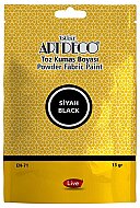 ARTDECO 010T-1118 TOZ KUMAŞ BOYASI 1118 SİYAH 13gr (Y-010T-1118) - ARTDECO