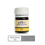 ARTDECO 011A KUMAŞ BOYASI 222 METALİK GÜMÜŞ 25ml (Y-011A-222) - ARTDECO