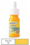 ARTDECO 016B EBRU BOYASI 02 KOYU SARI 30ml (DAMLALIKLI)(Y-016B-02) - ARTDECO