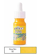 ARTDECO 016B EBRU BOYASI 02 KOYU SARI 30ml (DAMLALIKLI)(Y-016B-02) - ARTDECO