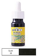 ARTDECO 016B EBRU BOYASI 18 SİYAH 30ml (DAMLALIKLI)(Y-016B-18) - ARTDECO