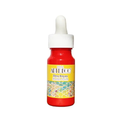 Artdeco 016B Ebru Boyası 05 Kırmızı 30Ml - 1
