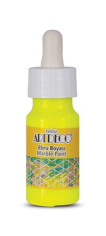 ARTDECO 016B EBRU BOYASI 91 NEON SARI 30ml (DAMLALIKLI)(Y-016B-91) - 1