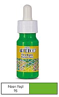 ARTDECO 016B EBRU BOYASI 95 NEON YEŞİL 30ml (DAMLALIKLI)(Y-016B-95) - ARTDECO