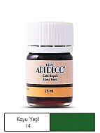 ARTDECO 030A CAM BOYASI 14 KOYU YEŞİL 25ml (Y-030A-14) - ARTDECO