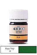 ARTDECO 030A CAM BOYASI 14 KOYU YEŞİL 25ml (Y-030A-14) - ARTDECO