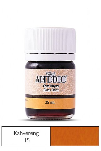 ARTDECO 030A CAM BOYASI 15 KAHVERENGİ 25ml (Y-030A-15) - 1