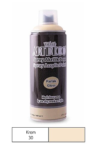 ARTDECO SPREY AKRİLİK BOYA 030 KREM 400ml (Y-400-030) - 1