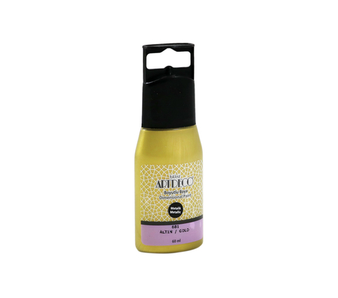 Artdeco 040C Boyutlu Boya 681 Metalik Altın 60Ml - 1