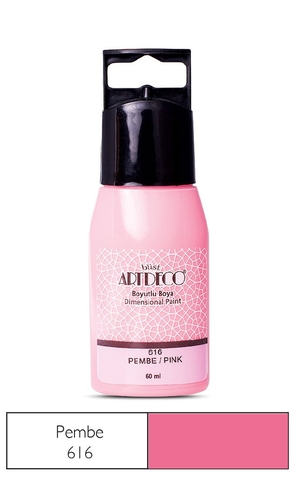 Artdeco 042C Boyutlu Boya 616 Pembe 60Ml - 1